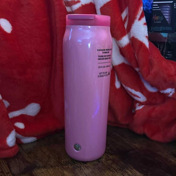 Starbucks Pink Vacuum Insulated Stainless Steel Tumbler 16oz - NEW - Picture 3 of 5